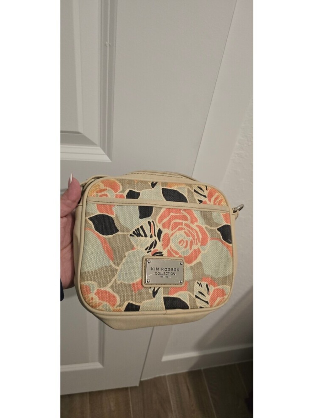 Kim Rogers Floral Small Crossbody Bag with Adjustable Strap